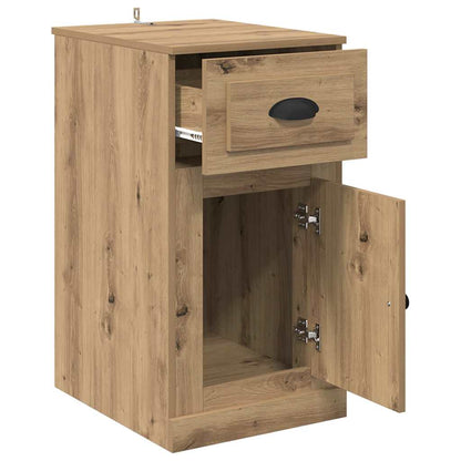 vidaXL Side Cabinet 40 x 50 x 75 cm Engineered Wood Artisan Oak