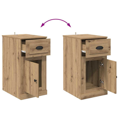 vidaXL Side Cabinet 40 x 50 x 75 cm Engineered Wood Artisan Oak