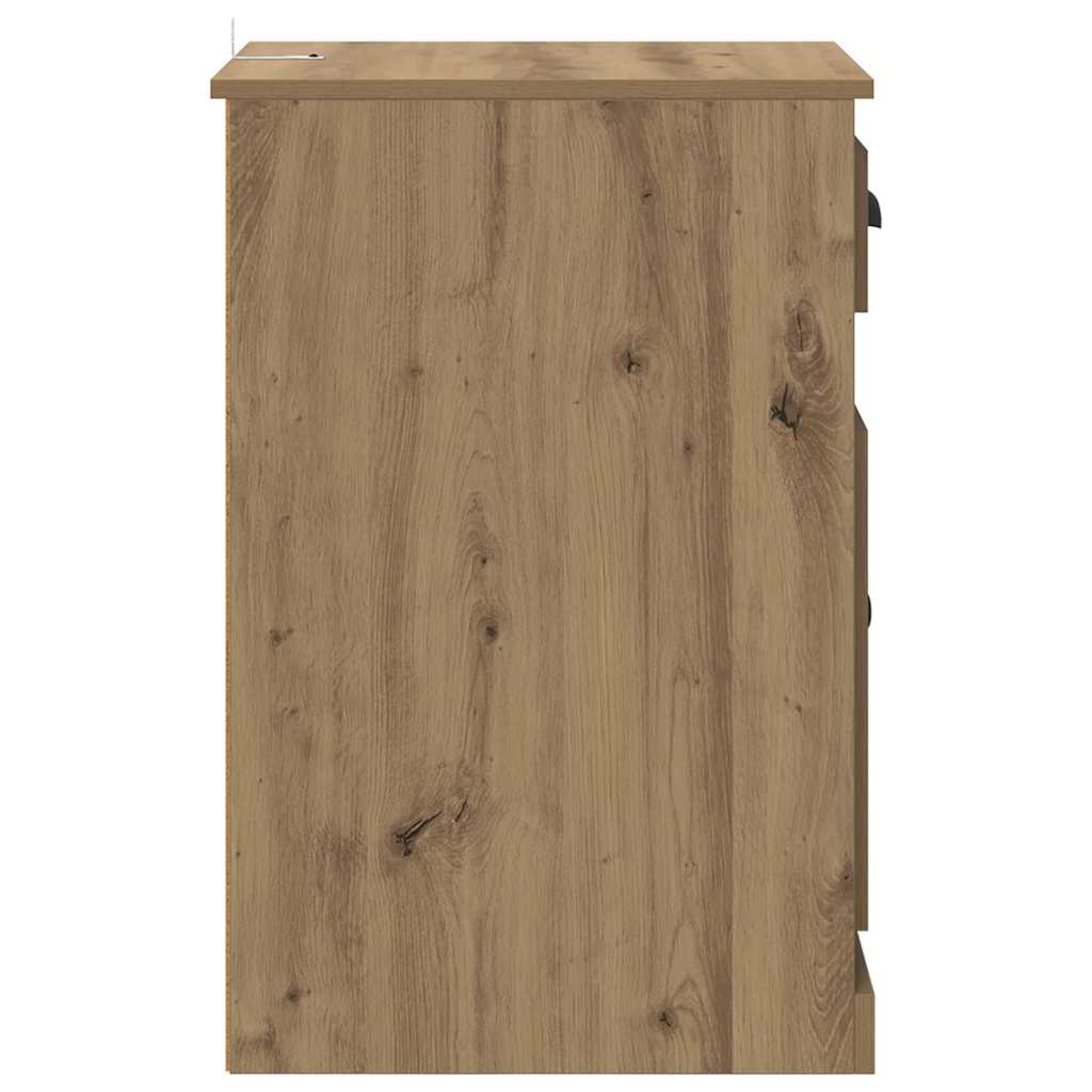 vidaXL Side Cabinet 40 x 50 x 75 cm Engineered Wood Artisan Oak