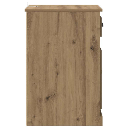 vidaXL Side Cabinet 40 x 50 x 75 cm Engineered Wood Artisan Oak
