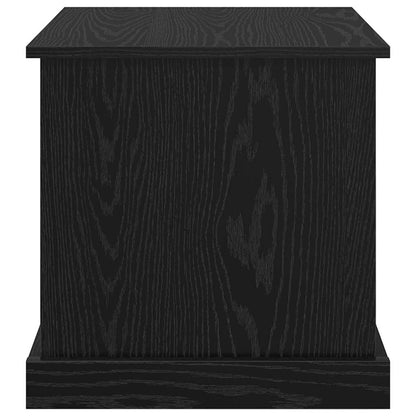 vidaXL Coffee Table 3 pcs Black Oak 48 x 45 x 45 cm Engineered Wood