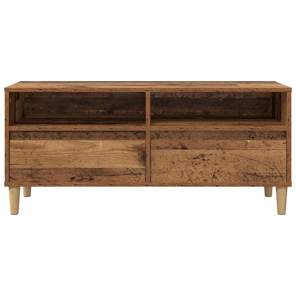 vidaXL TV Cabinet Old Wood 100 x 34.5 x 44.5 cm Engineered Wood