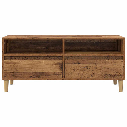 vidaXL TV Cabinet Old Wood 100 x 34.5 x 44.5 cm Engineered Wood