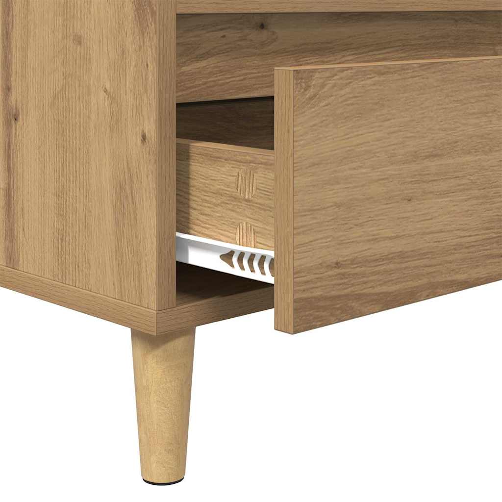 vidaXL TV Cabinet 100 x 34.5 x 44.5 cm Artisan Oak Engineered Wood