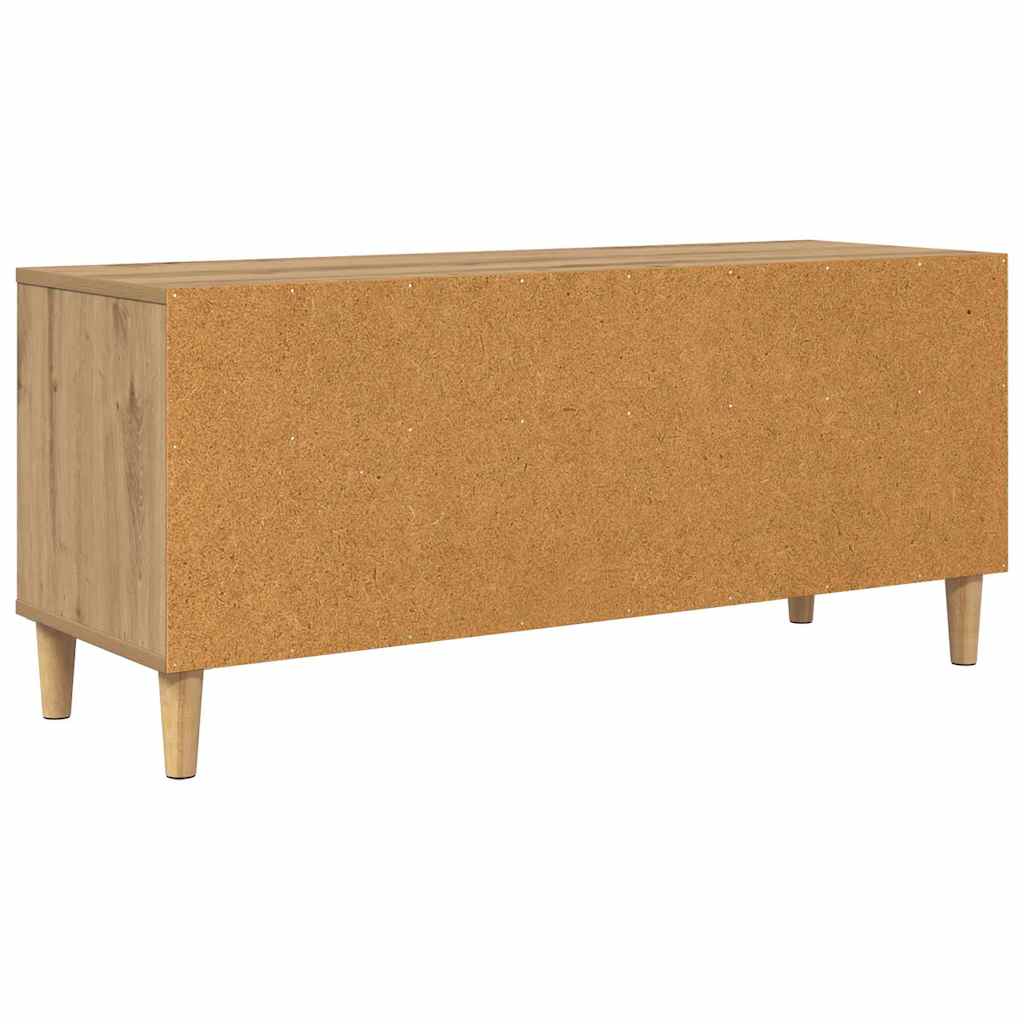 vidaXL TV Cabinet 100 x 34.5 x 44.5 cm Artisan Oak Engineered Wood
