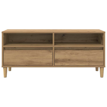 vidaXL TV Cabinet 100 x 34.5 x 44.5 cm Artisan Oak Engineered Wood