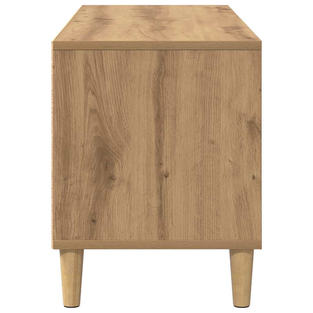 vidaXL TV Cabinet 100 x 34.5 x 44.5 cm Artisan Oak Engineered Wood