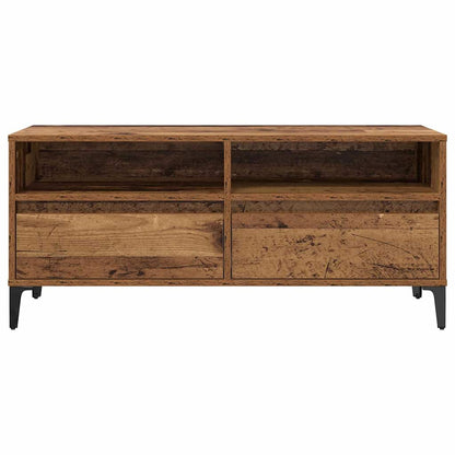 vidaXL TV Cabinet with Drawer Old Wood 100 x 34.5 x 44.5 cm