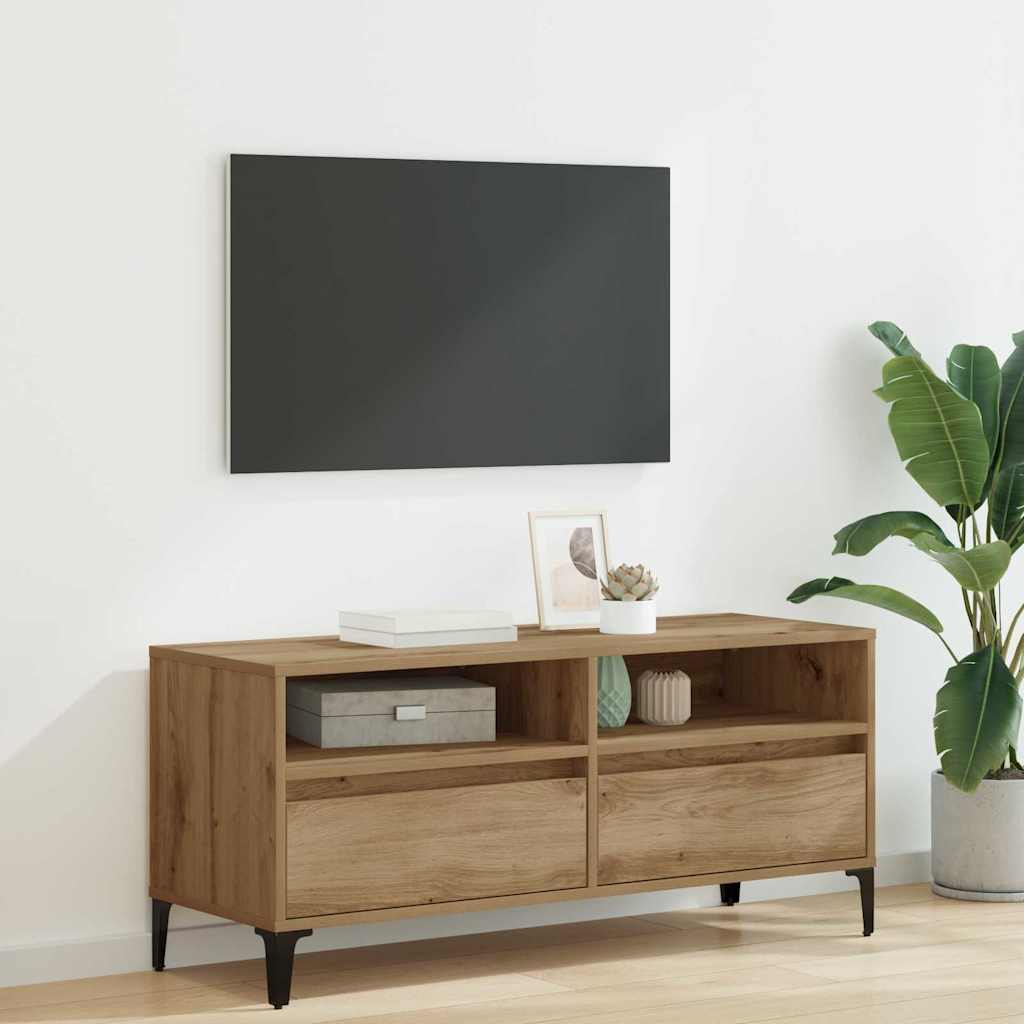 vidaXL TV Cabinet 100 x 34.5 x 44.5 cm Artisan Oak
