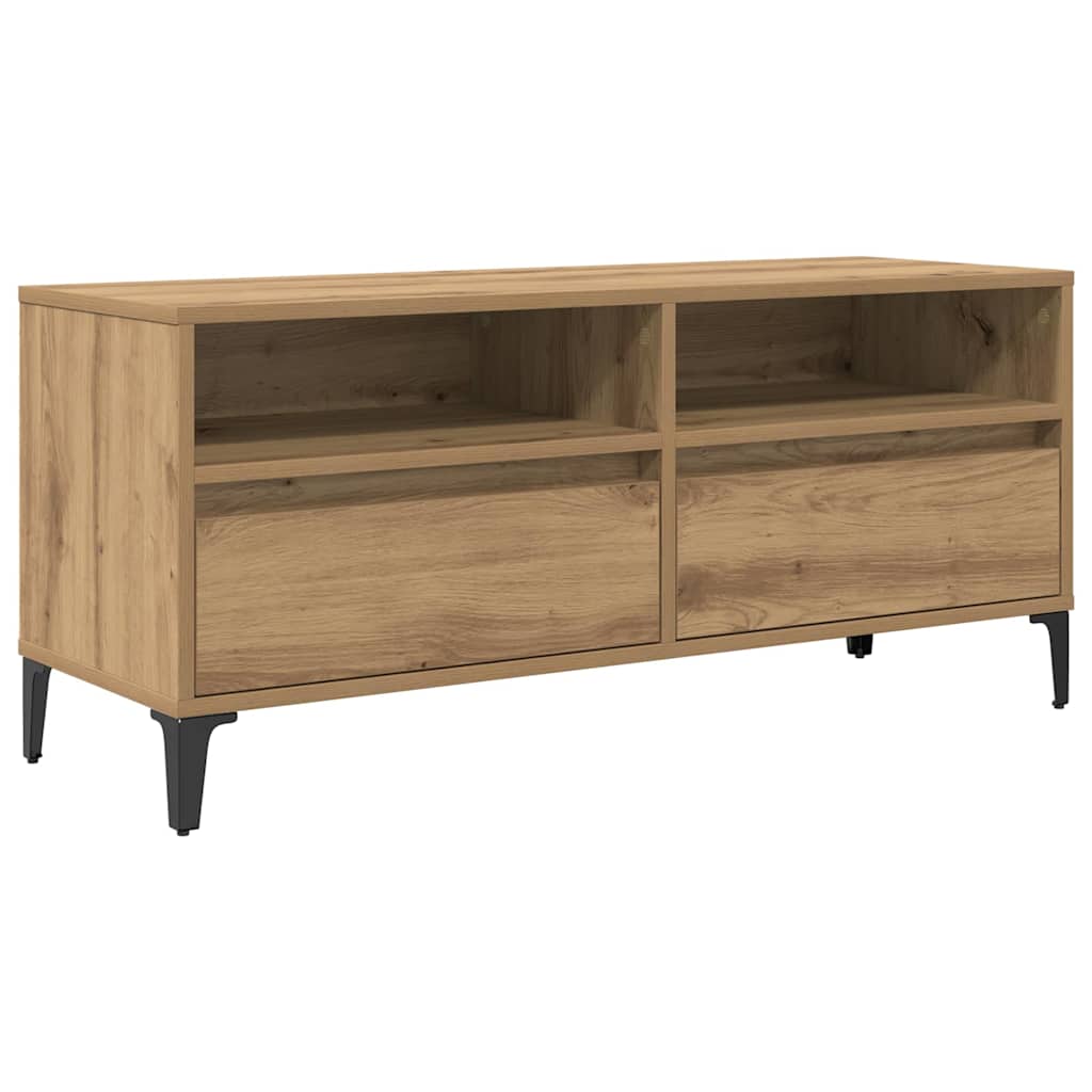 vidaXL TV Cabinet 100 x 34.5 x 44.5 cm Artisan Oak