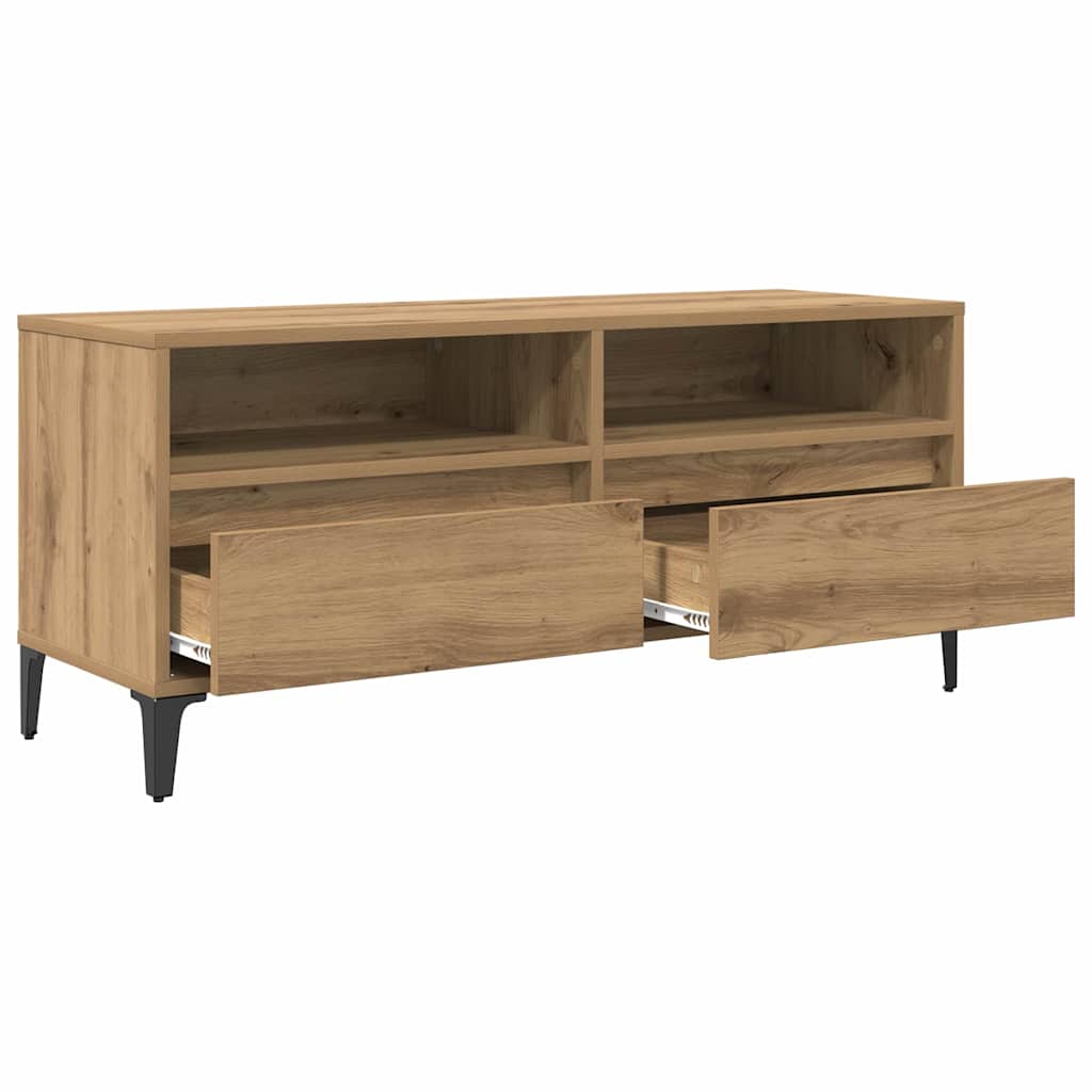 vidaXL TV Cabinet 100 x 34.5 x 44.5 cm Artisan Oak