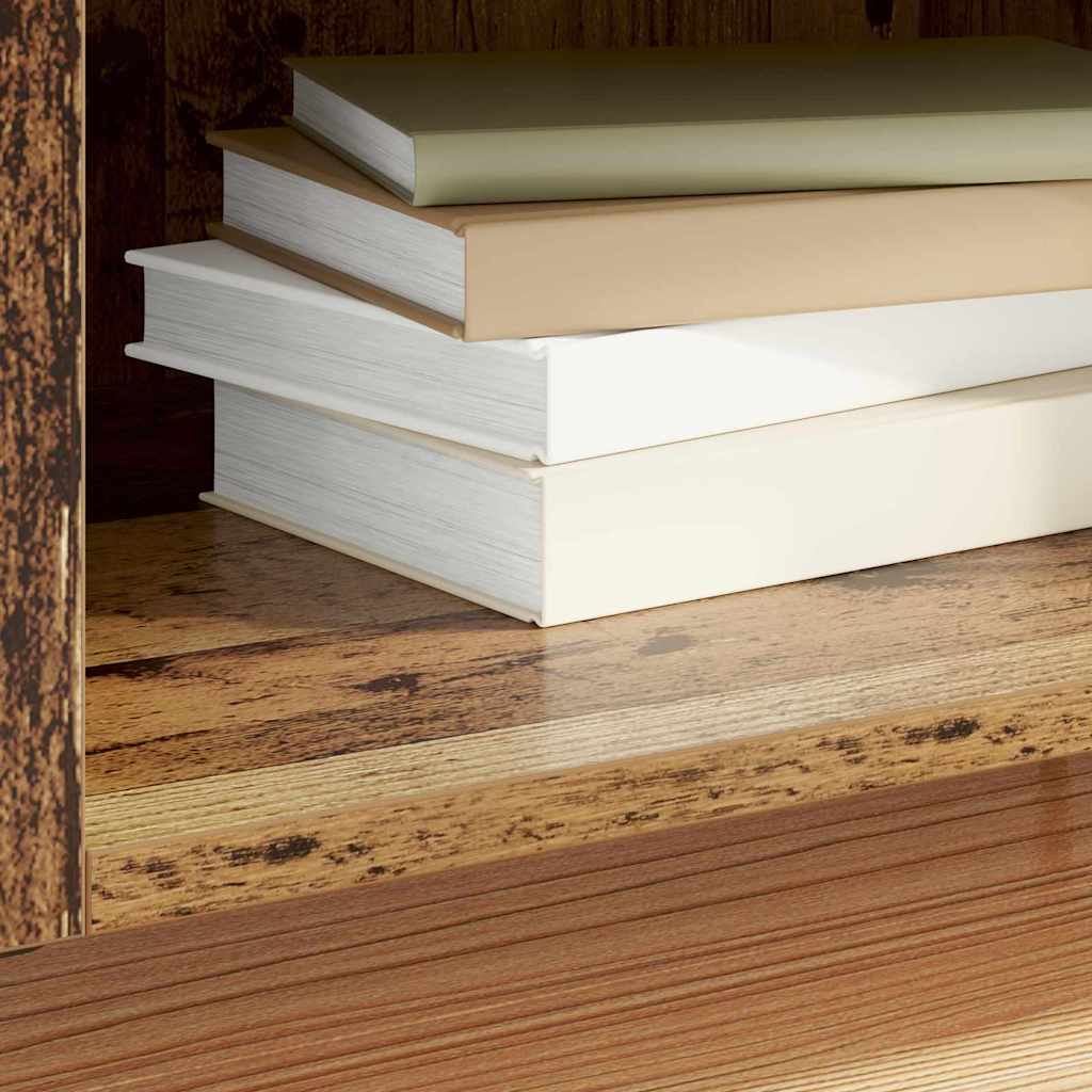 vidaXL Record Cabinet Old Wood 121 x 38 x 48 cm Engineered Wood