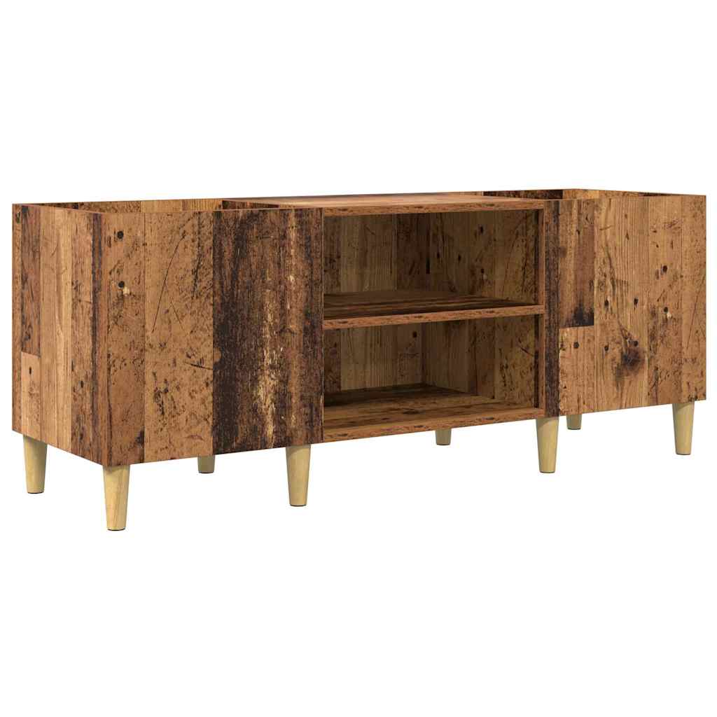 vidaXL Record Cabinet Old Wood 121 x 38 x 48 cm Engineered Wood