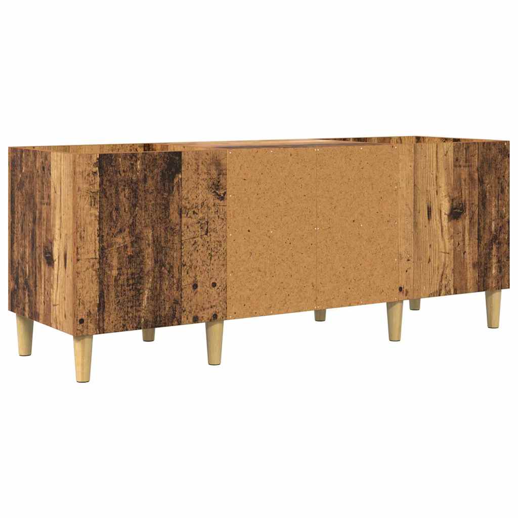 vidaXL Record Cabinet Old Wood 121 x 38 x 48 cm Engineered Wood