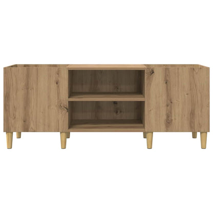 vidaXL Record Cabinet Artisan Oak 121 x 38 x 48 cm Engineered Wood