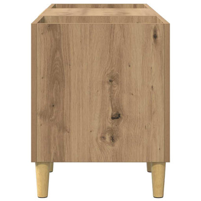 vidaXL Record Cabinet 121 x 38 x 48 cm Engineered Wood Artisan Oak