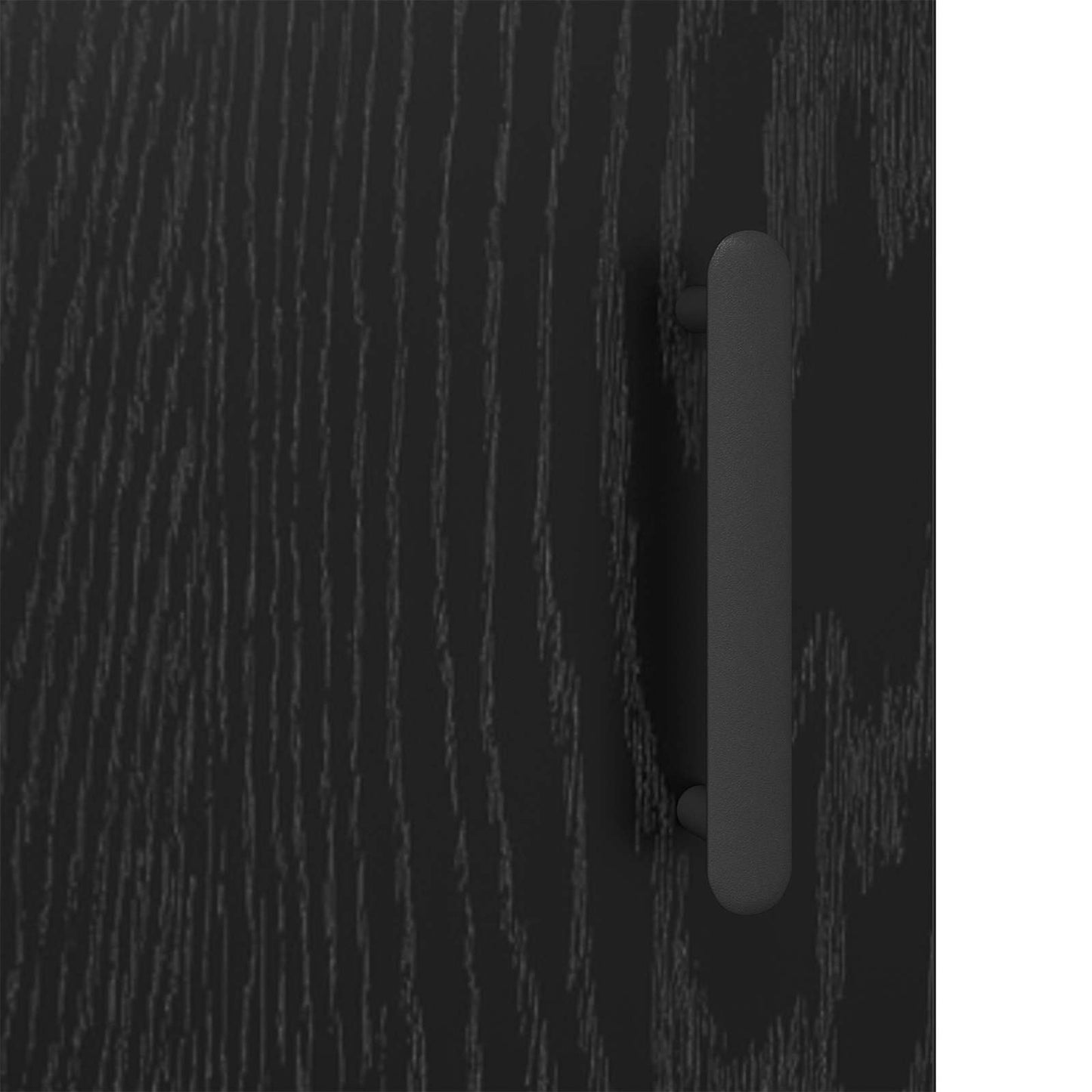 vidaXL Sideboard Black Oak 69.5 x 34 x 90 cm Engineered Wood