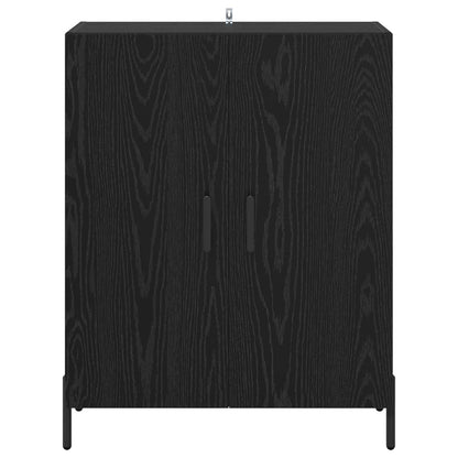 vidaXL Sideboard Black Oak 69.5 x 34 x 90 cm Engineered Wood