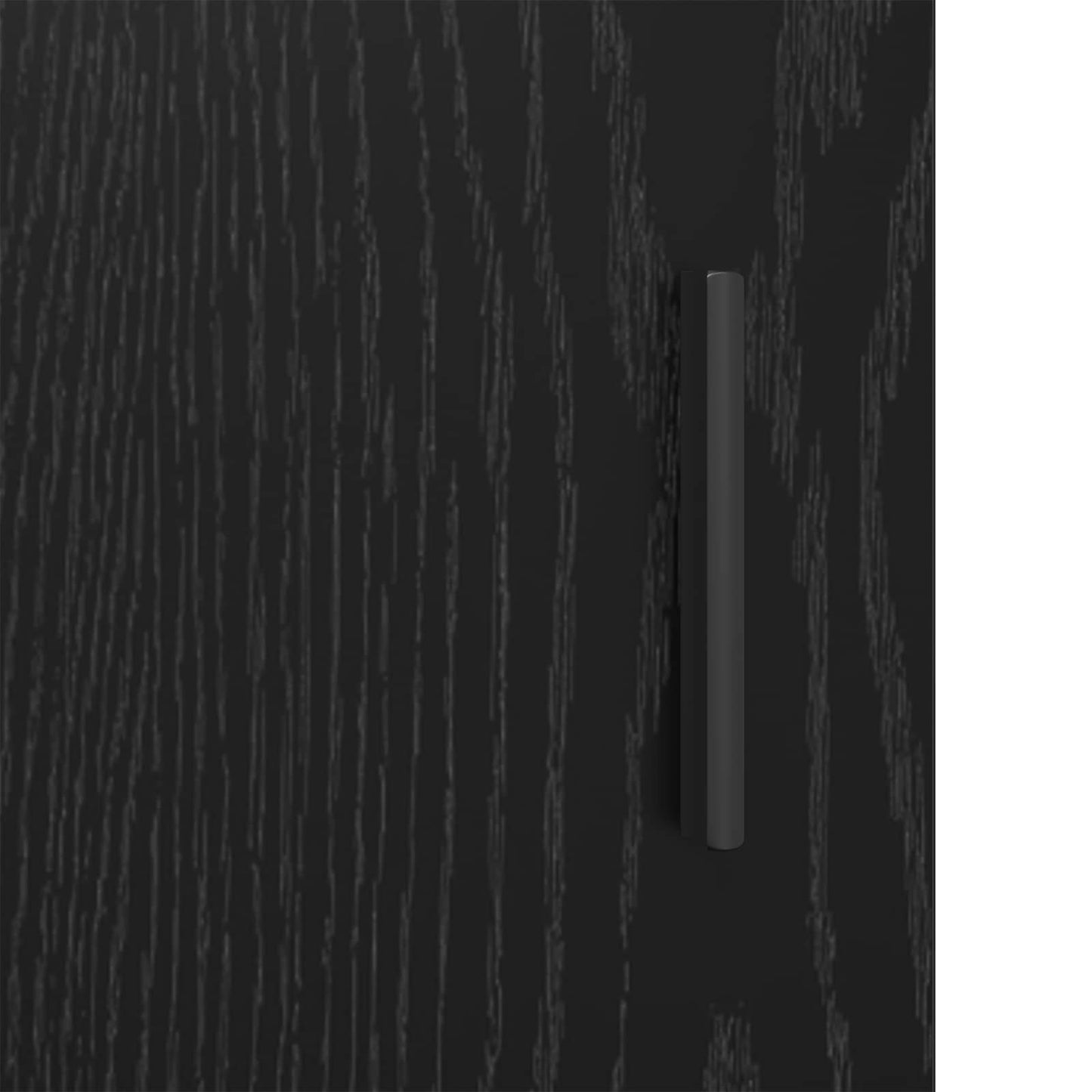 vidaXL Sideboard Black Oak 69.5 x 34 x 90 cm Engineered Wood