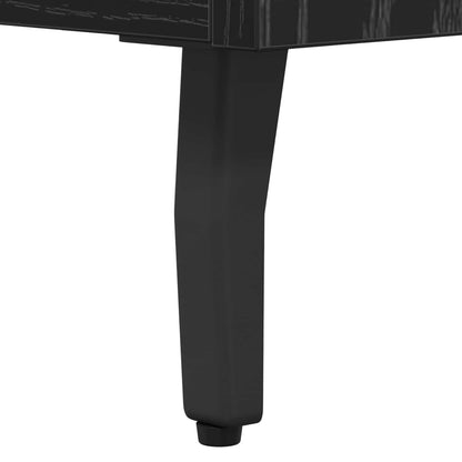 vidaXL Sideboard Black Oak 69.5 x 34 x 90 cm Engineered Wood