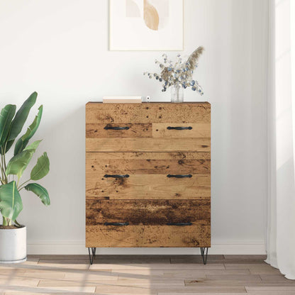 vidaXL Sideboard Old Wood 69.5 x 34 x 90 cm Engineered Wood and Iron