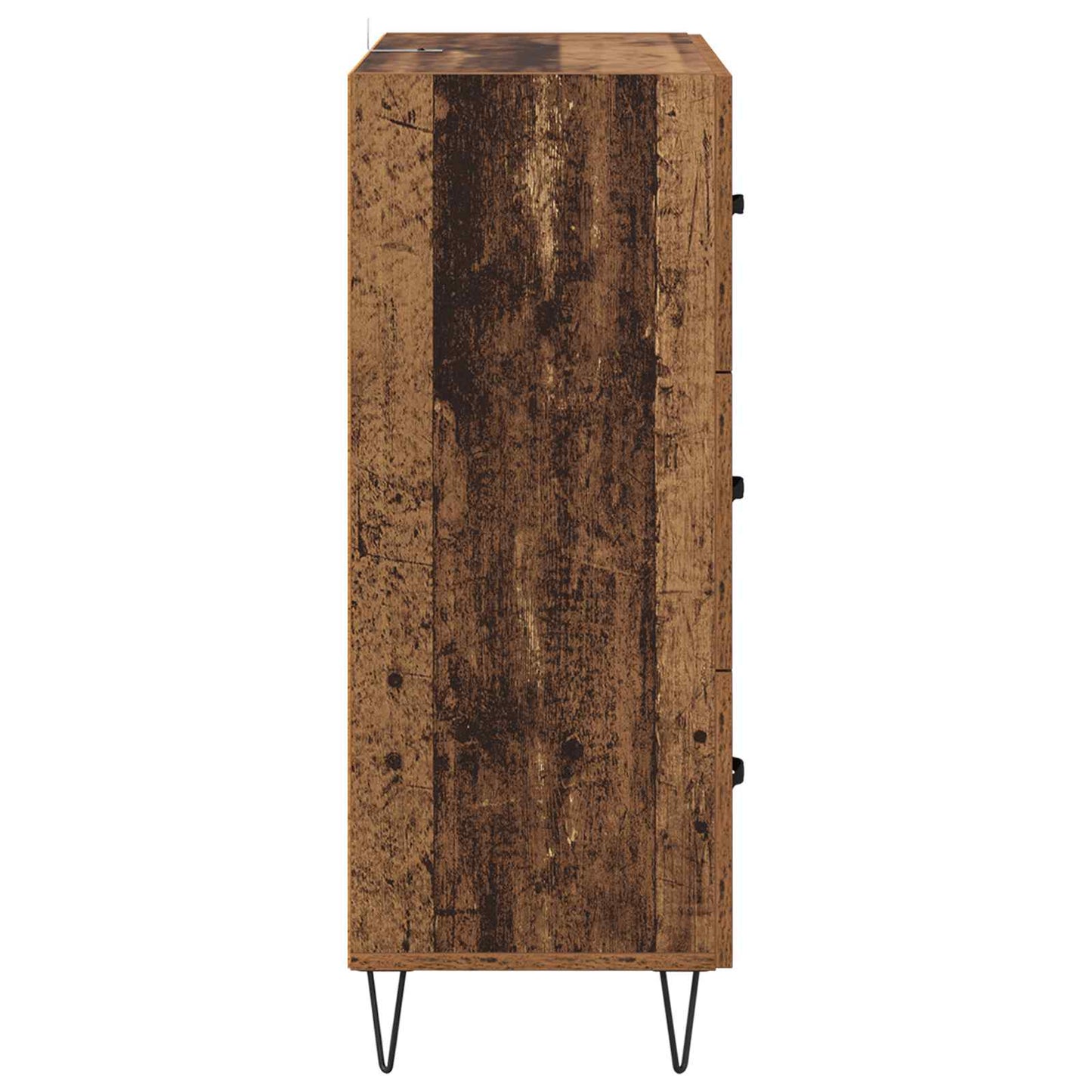 vidaXL Sideboard Old Wood 69.5 x 34 x 90 cm Engineered Wood and Iron