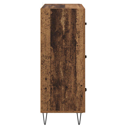 vidaXL Sideboard Old Wood 69.5 x 34 x 90 cm Engineered Wood and Iron