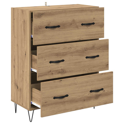 vidaXL Sideboard with Drawer Artisan Oak 69.5 x 34 x 90 cm