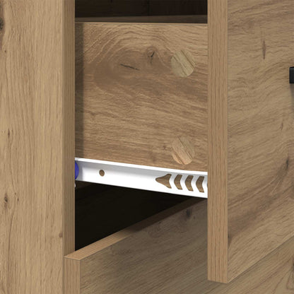vidaXL Sideboard Artisan Oak 69.5 x 34 x 90 cm