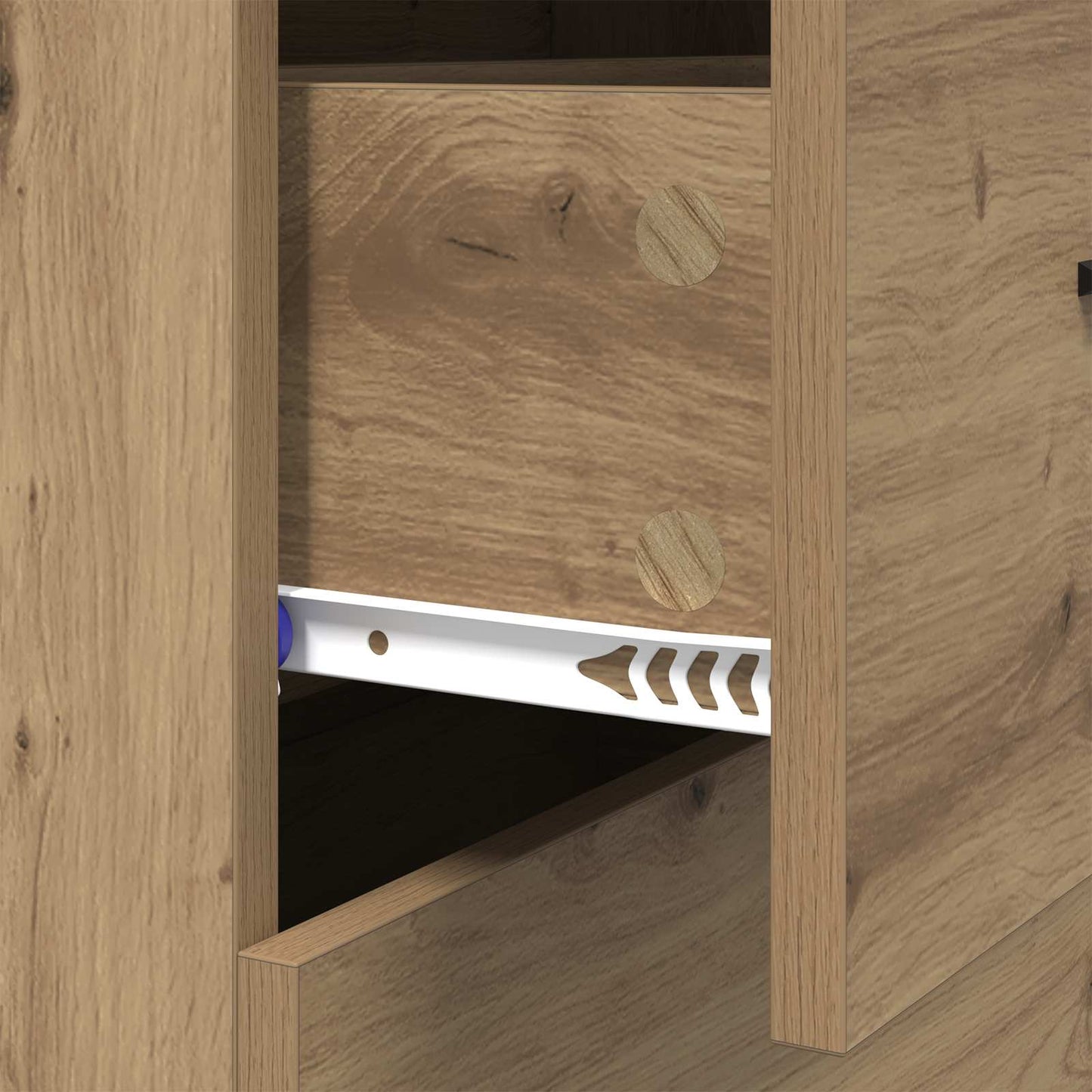vidaXL Sideboard Artisan Oak 69.5 x 34 x 90 cm
