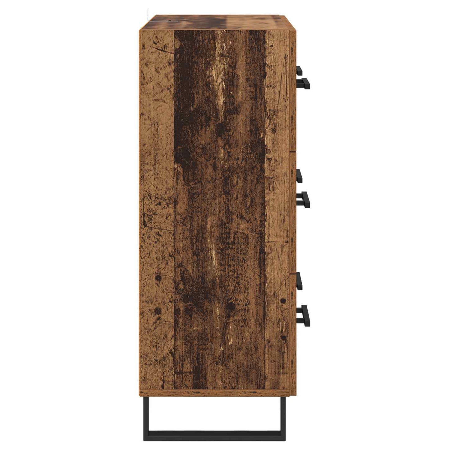vidaXL Sideboard Old Wood 69.5 x 34 x 90 cm Engineered Wood and Iron
