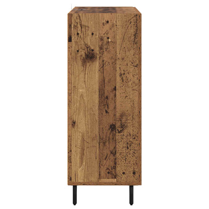 vidaXL Sideboard Old Wood 69.5 x 34 x 90 cm Engineered Wood and Iron