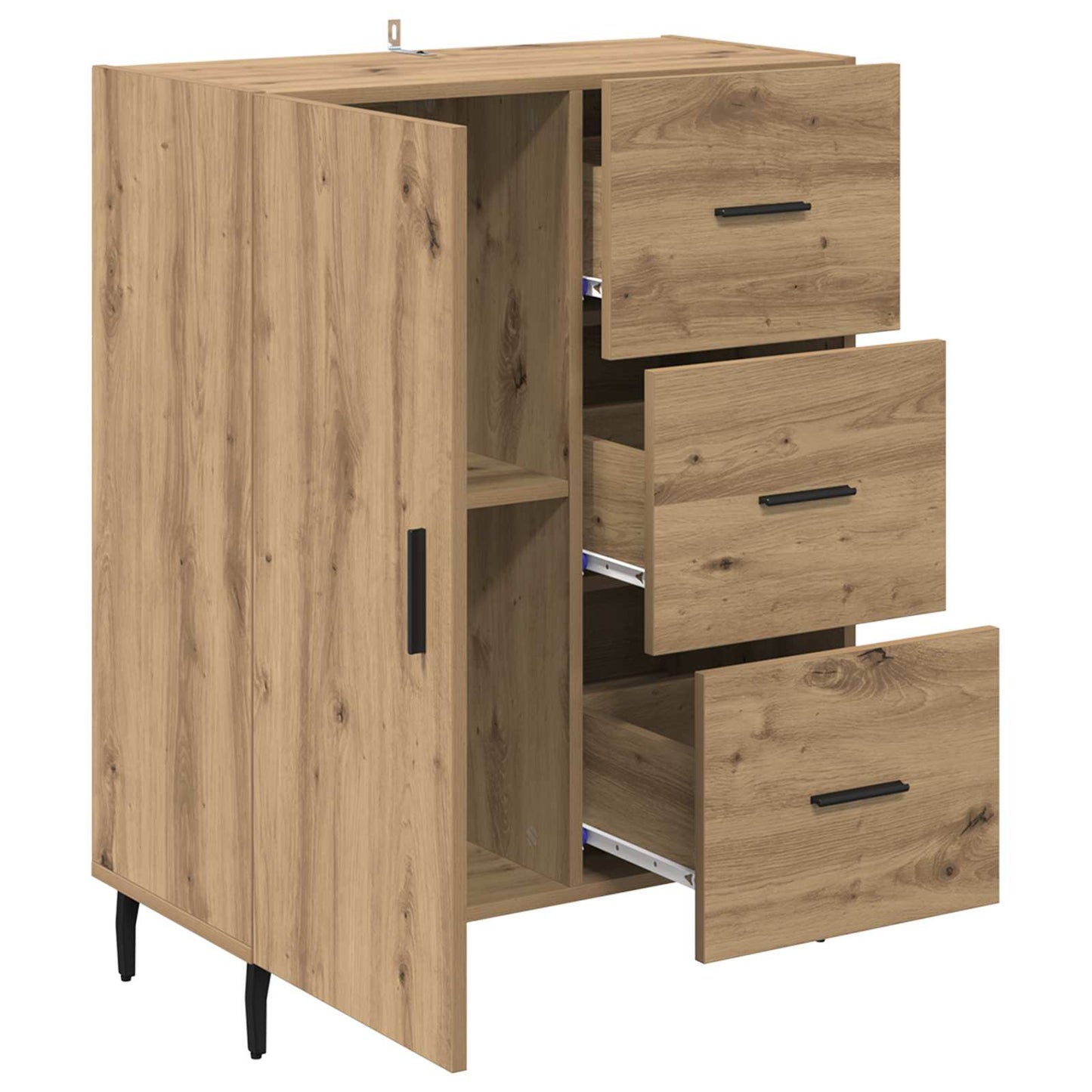 vidaXL Sideboard Artisan Oak 69.5 x 34 x 90 cm