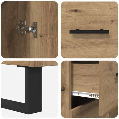 vidaXL Sideboard Artisan Oak 69.5 x 34 x 90 cm