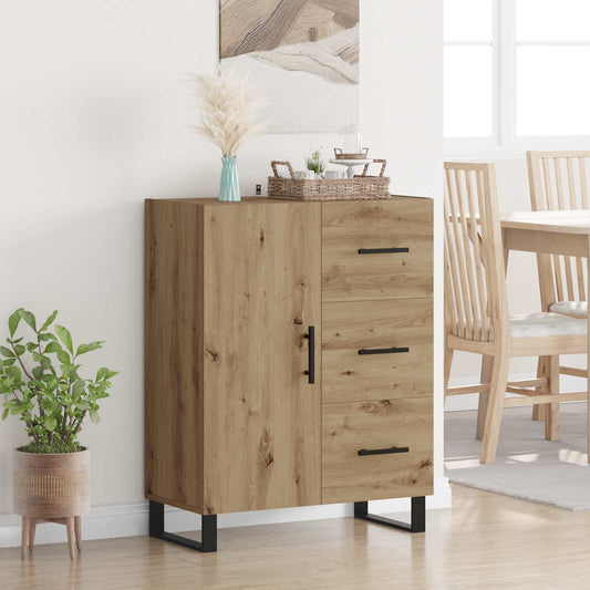 vidaXL Sideboard Artisan Oak 69.5 x 34 x 90 cm