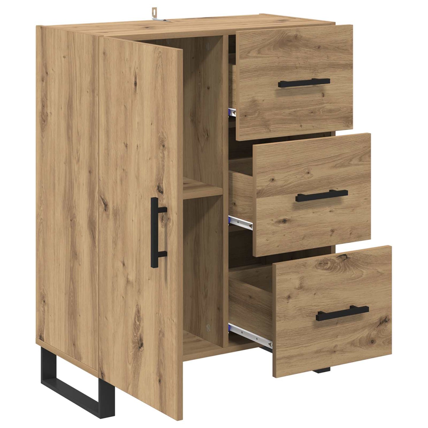 vidaXL Sideboard Artisan Oak 69.5 x 34 x 90 cm