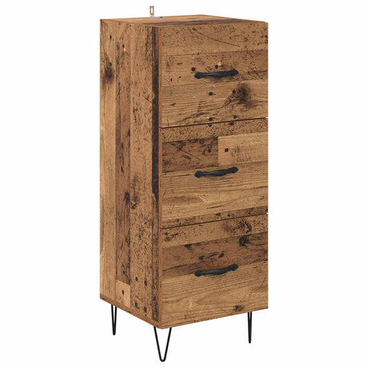 vidaXL Sideboard Old wood 34 x 34.5 x 90 cm Engineered Wood