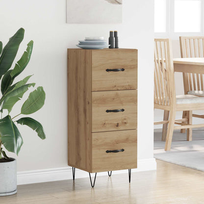 vidaXL Sideboard Artisan oak 34 x 34.5 x 90 cm Engineered wood