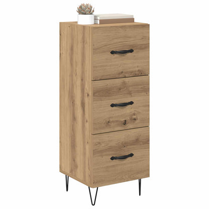 vidaXL Sideboard Artisan oak 34 x 34.5 x 90 cm Engineered wood