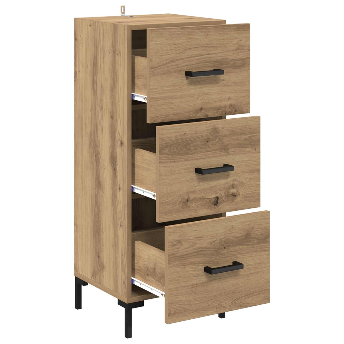 vidaXL Sideboard Artisan Oak 34.5 x 34 x 90 cm Engineered Wood