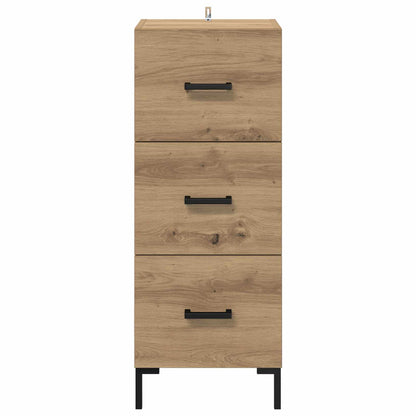 vidaXL Sideboard Artisan Oak 34.5 x 34 x 90 cm Engineered Wood