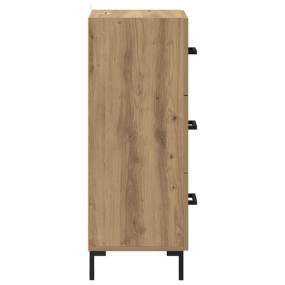 vidaXL Sideboard Artisan Oak 34.5 x 34 x 90 cm Engineered Wood