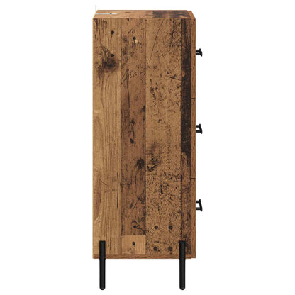 vidaXL Sideboard Old wood 34 x 34.5 x 90 cm Engineered Wood