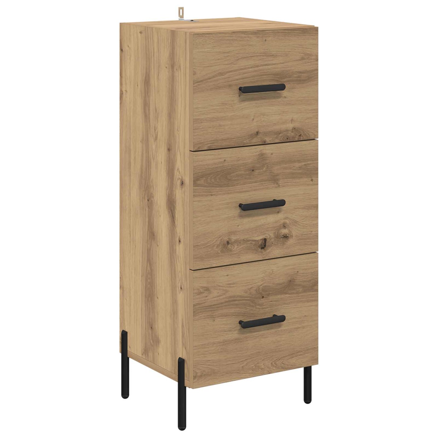 vidaXL Sideboard Artisan oak 34 x 34.5 x 90 cm Engineered wood