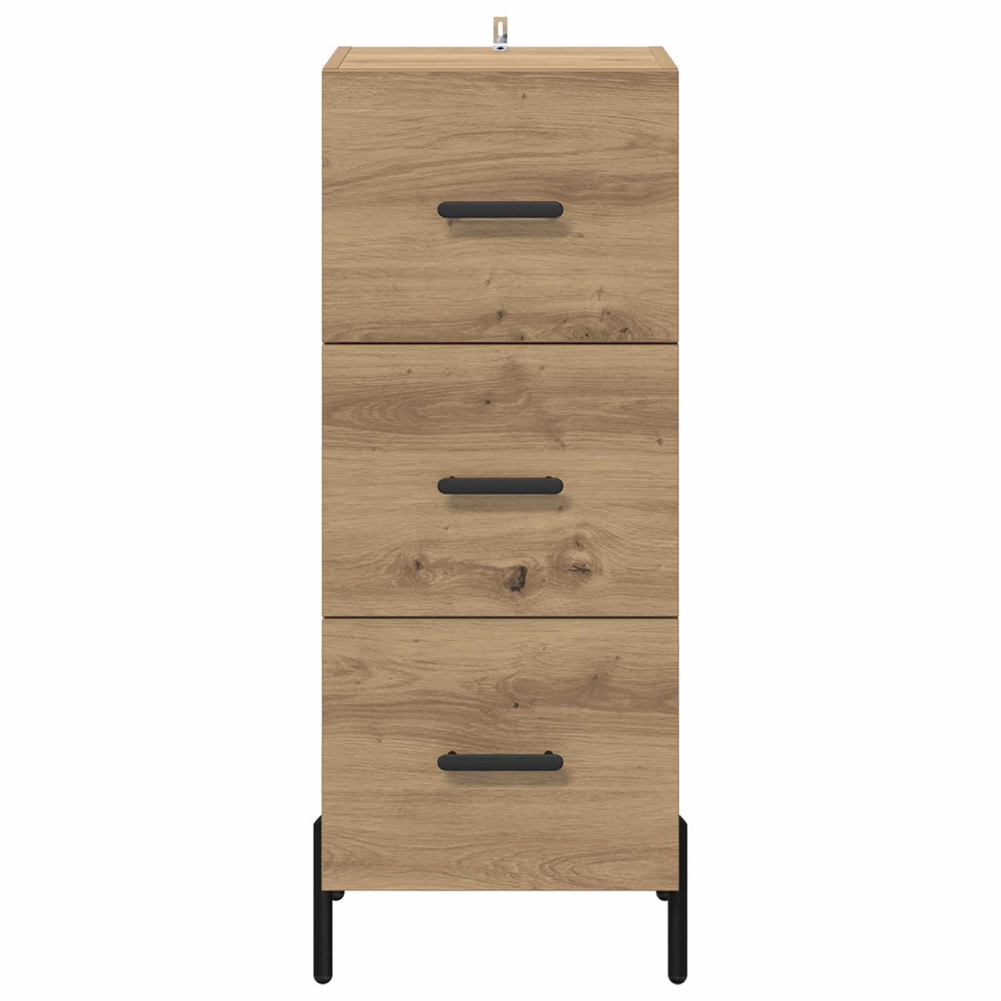 vidaXL Sideboard Artisan oak 34 x 34.5 x 90 cm Engineered wood