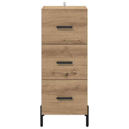 vidaXL Sideboard Artisan oak 34 x 34.5 x 90 cm Engineered wood