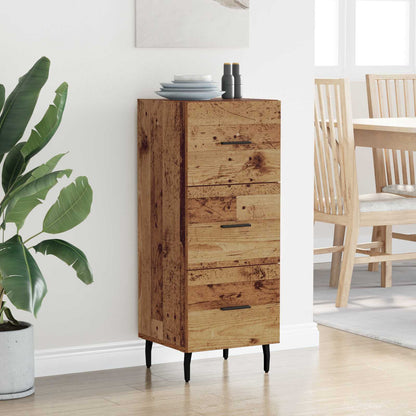 vidaXL Sideboard Old wood 34 x 34.5 x 90 cm Engineered Wood
