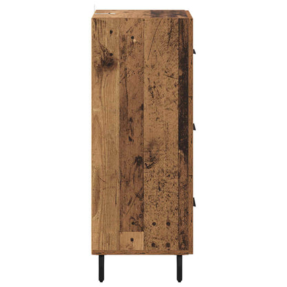 vidaXL Sideboard Old wood 34 x 34.5 x 90 cm Engineered Wood