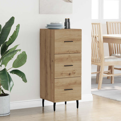vidaXL Sideboard Artisan oak 34 x 34.5 x 90 cm Engineered Wood