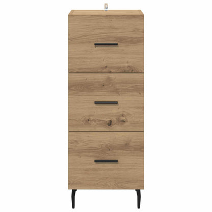 vidaXL Sideboard Artisan oak 34 x 34.5 x 90 cm Engineered Wood